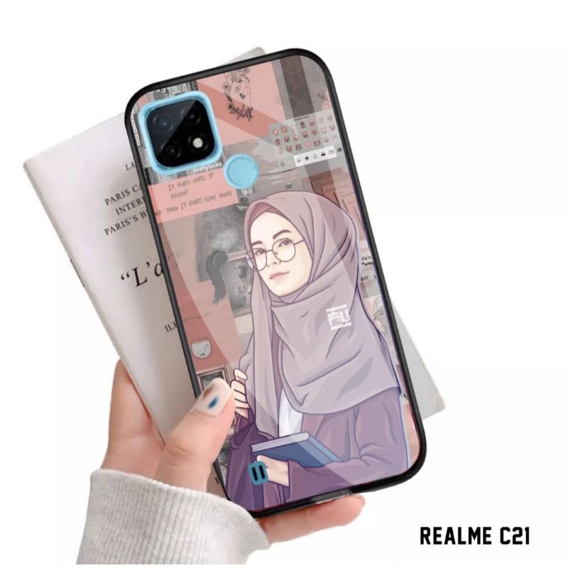SHOWCASE CASE REALME C21 DESIGN AESTHETIC HIJAB SERIES