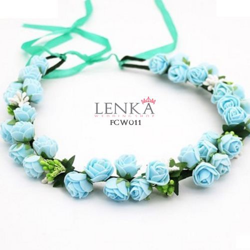 [PRODUK TERLARIS] FLOWER CROWN BRIDAL ANAK AKSESORIS RAMBUT PESTA MAHKOTA FCW011