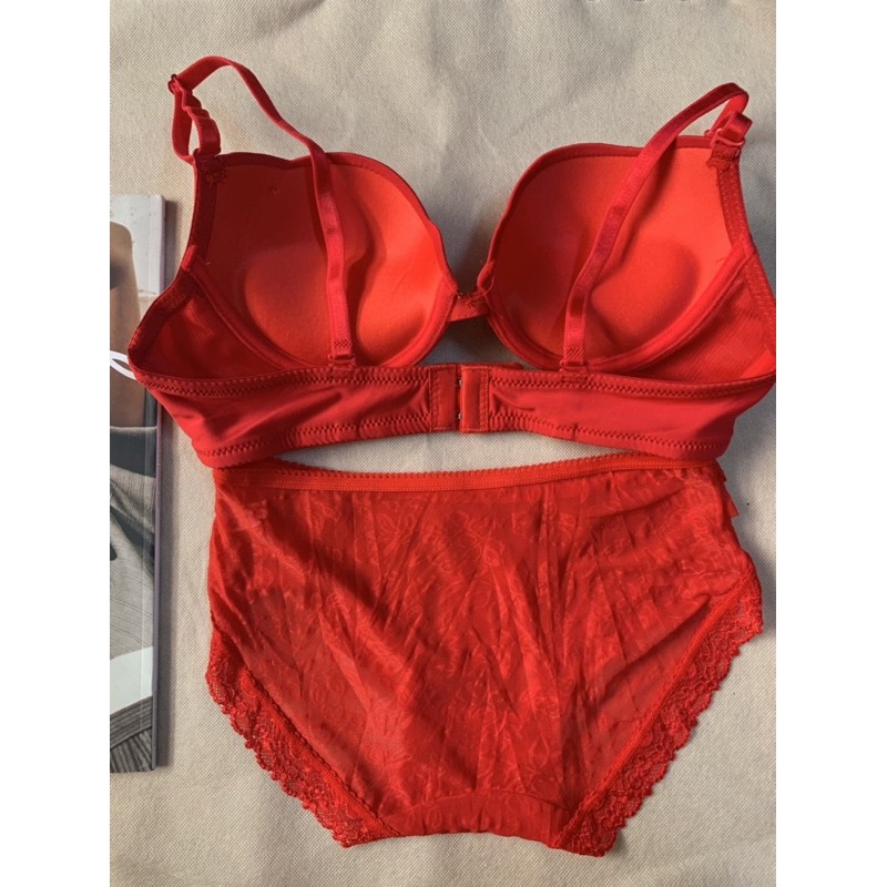 one set underwear/ dalaman set wanita/ pushup bra kawat/ satu set bh celana dalam seserahan-3