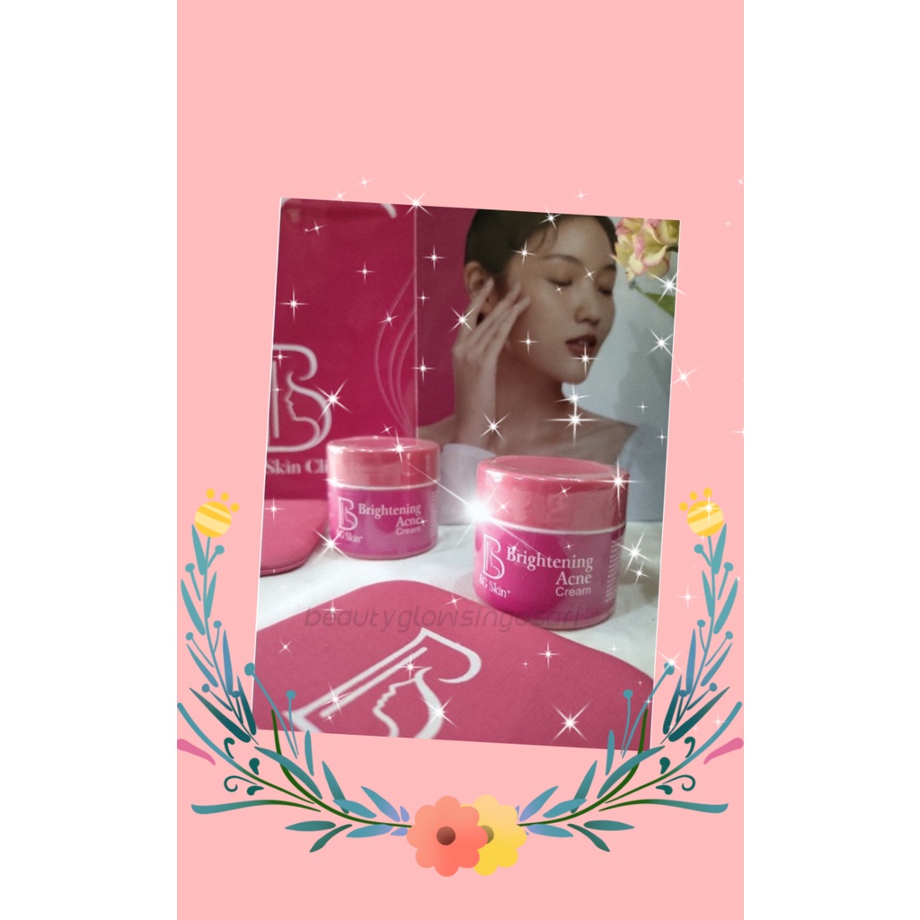 BG SKINCARE - BRIGHTENING ACNE CREAM (Night Cream) - BG SKIN ORIGINAL 100% - BG SKIN