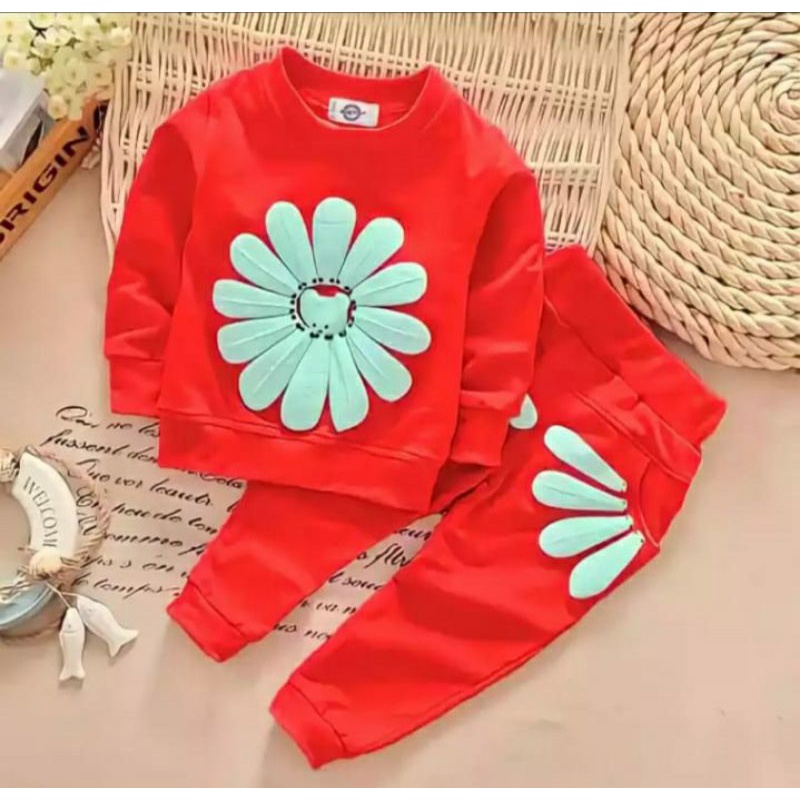 SETELAN SWEATER MOTIF ANAK LUCU KEKINIIAN 0-10 TAHUN