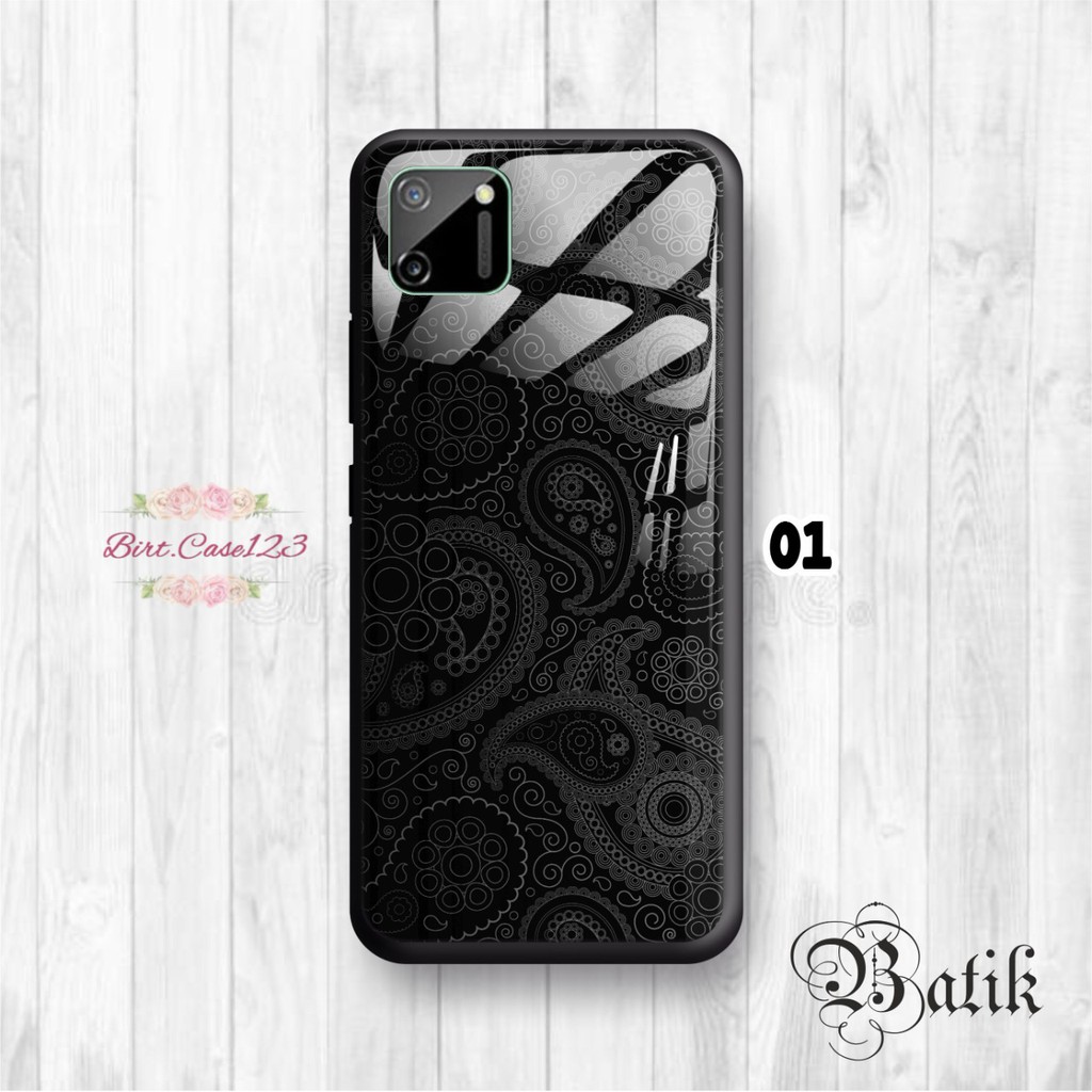 Softcase back case glass kaca BATIK Oppo RENO 3 4 Z 2 2F 2Z 4Z 10x ZOOM K3 k5 pro BC2359