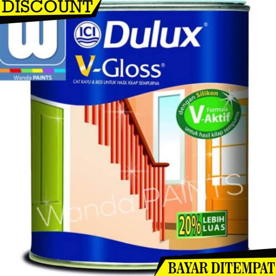 

(BAYAR DITEMPAT) CAT MINYAK DULUX V GLOSS 1 KG WARNA STANDARD B0476
