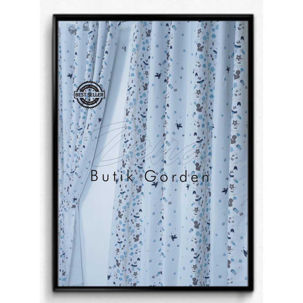 Gorden Blackout Blezer Minimalis Pile Of Leaves Balqi Zones  Grosir