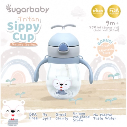 Sugarbaby TRITAN Sippy Cup Nature Series (270/320 ml,9mo+)