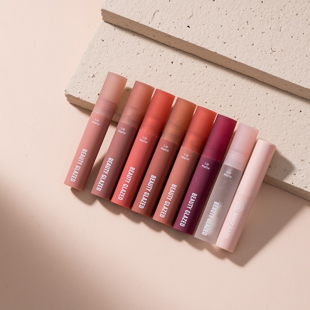 Beauty Glazed LIP SET 8 PCS B100 Colors Beauty Glazed Lipstick Beauty Glazed Lipstik Beauty Glazed Lipcream Beauty Glazed Lip Cream Beauty Glazed Lipstick Matte Beauty Glazed Lip Matte