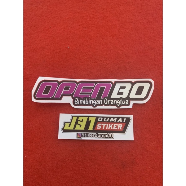 

Stiker open bo