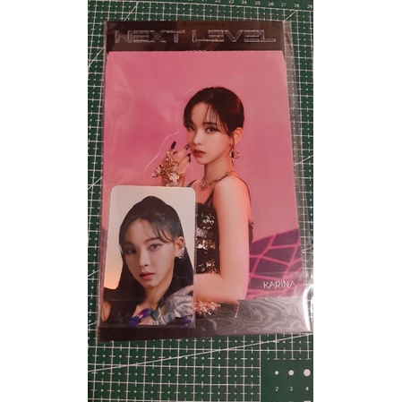 [ FULLSET ] HOLO HOLOGRAM PHOTOCARD PC KARINA AESPA NEXT LEVEL