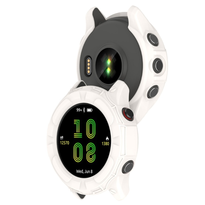 Btsg Smartwatch Bumper Cover Untuk forerunner 255S/255S Bingkai Pelindung Musik Untuk Case Half-Coverage Housing PC Untuk Shell