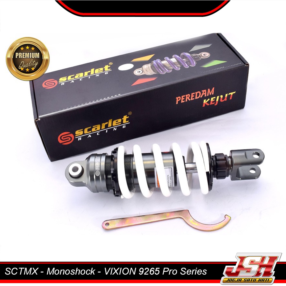 Jual Mono Shock Shockbreaker Monoshock Belakang Scarlet Motor Vixion