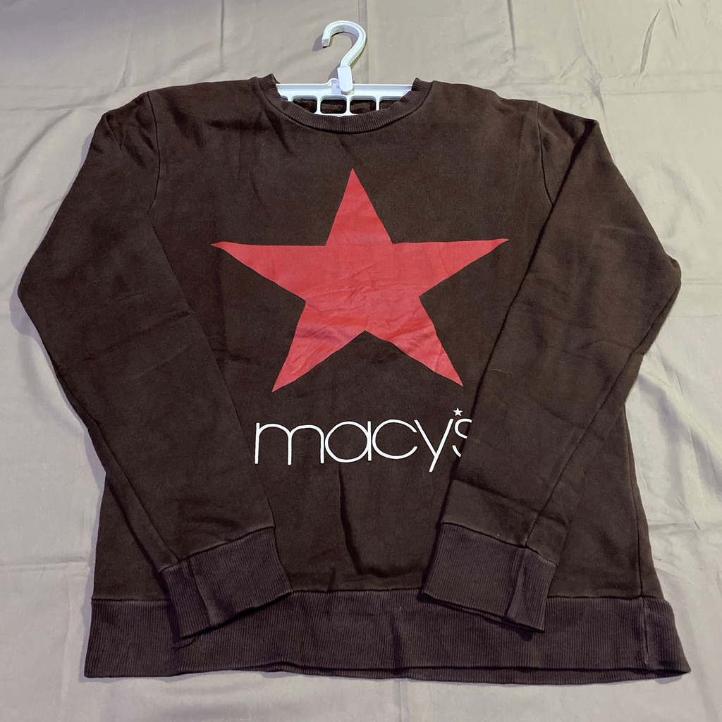 Crewneck Brown Macys Second Murah