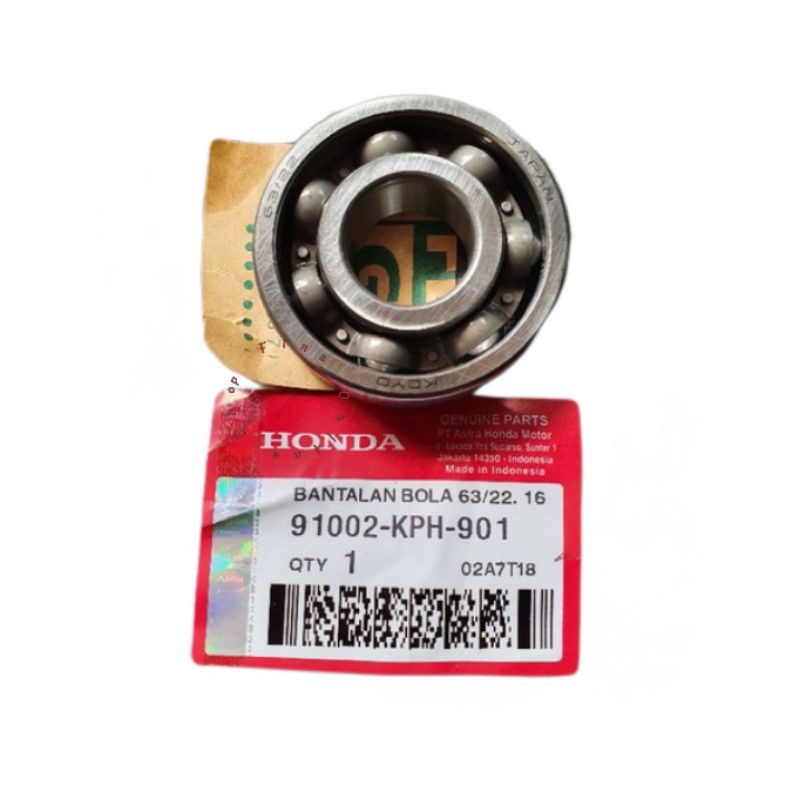 KPH Laher (Bearing Ball Radial 63/22) – Honda Kharisma / Supra X / Revo