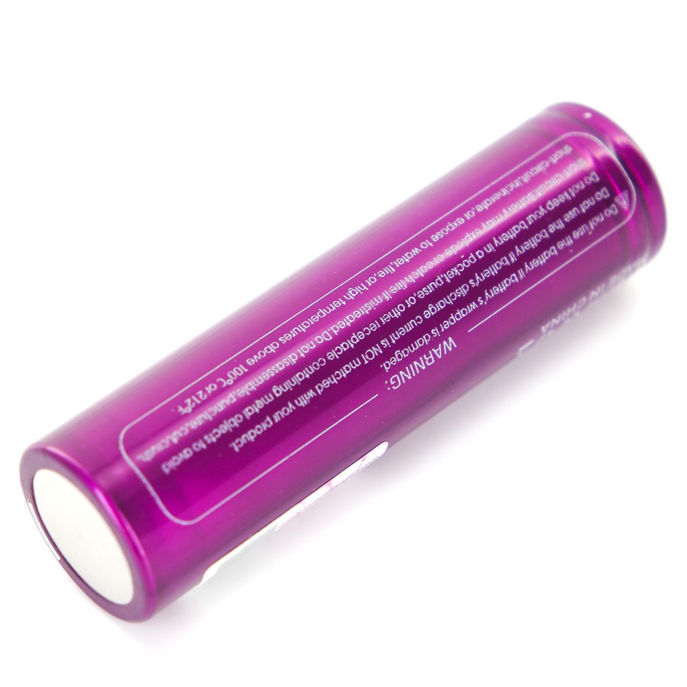 Efest Purple IMR 18650 Li-Mn Battery 3000mAh 3.7V 35A  with Flat Top - 18650V1 - Purple