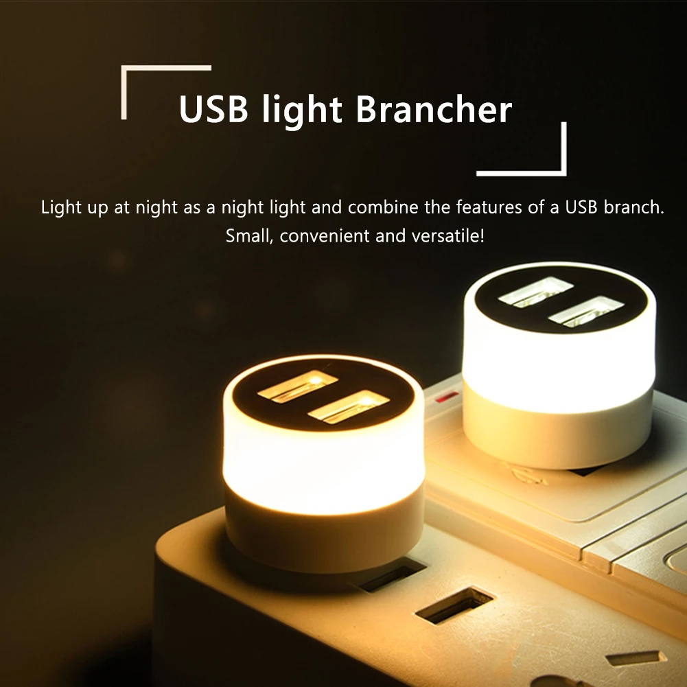 Lampu Malam LED USB Rechargeable Multifungsi Untuk Membaca