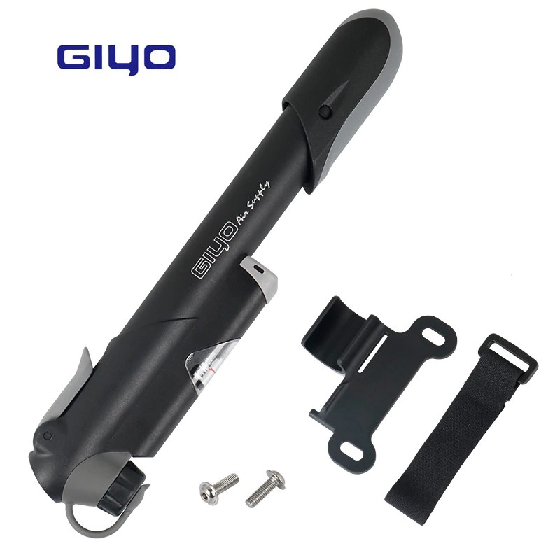 515 GIYO GP-41S Portable Bicycle Mini Air Pump Tire Inflator With Gauge