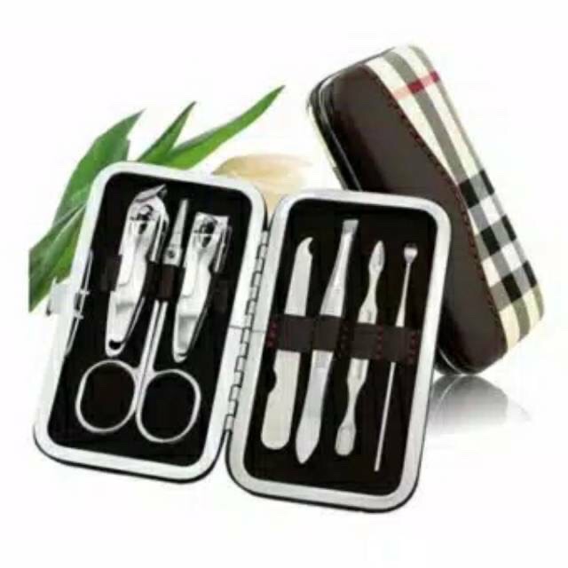 wj054 alat gunting kuku set isi 7pcs