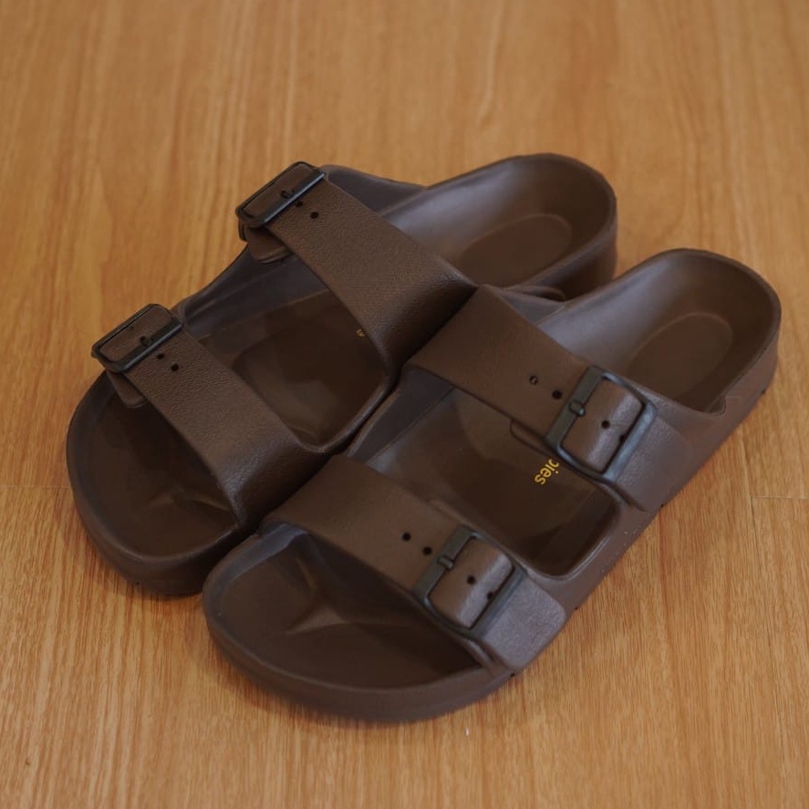 Sandal Pria Strap 2 Birkenn Sendal Cowok Sandal Pria Selop Terbaru Kekinian Sendal Pria Hitam Murah