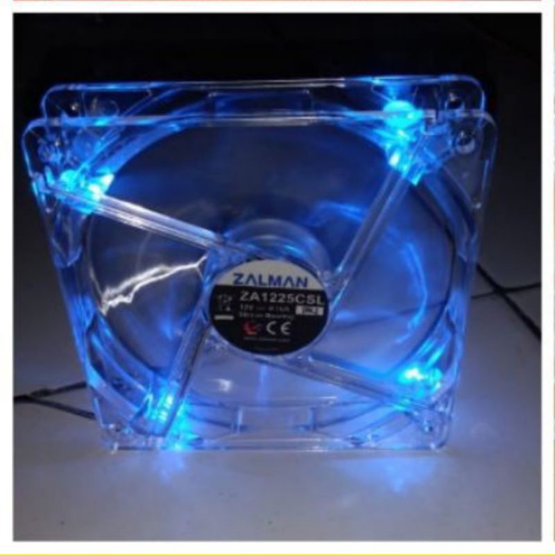 Kipas Aquarium 12x12 Dc 12volt Led Fan  Zalman 12 cm Pendingin Power Amplifier