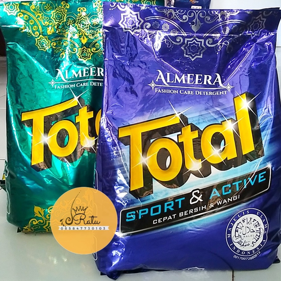 (1.8kg)total almeera sabun cuci bubuk detergent total deterjen bubuk almeera