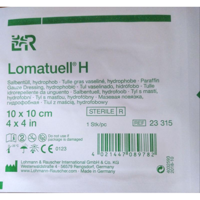 Lomatuell H lomatul 10 x 10 cm