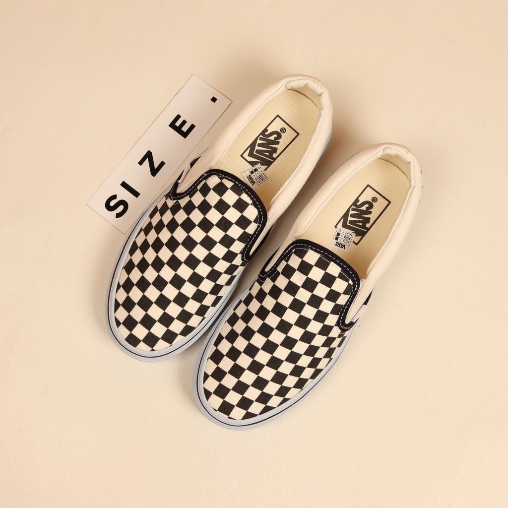 Vans Slip On Checkerboard Black White