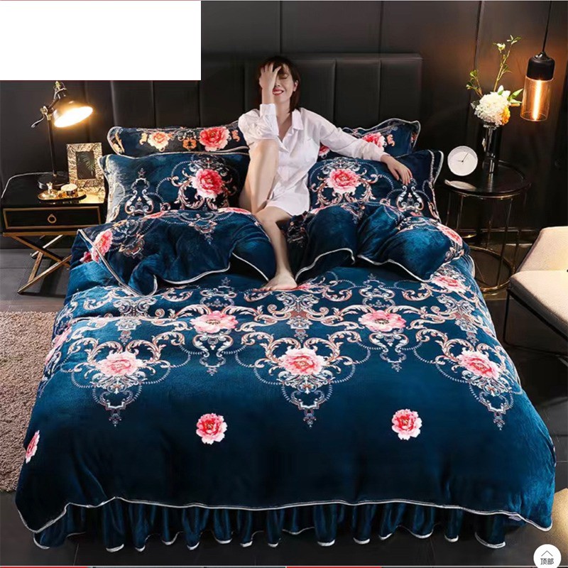 Selimut Bulu Halus Dewasa 150x200 Termurah Terlaris Motif Aesthetic New Arrival-batik Navy new