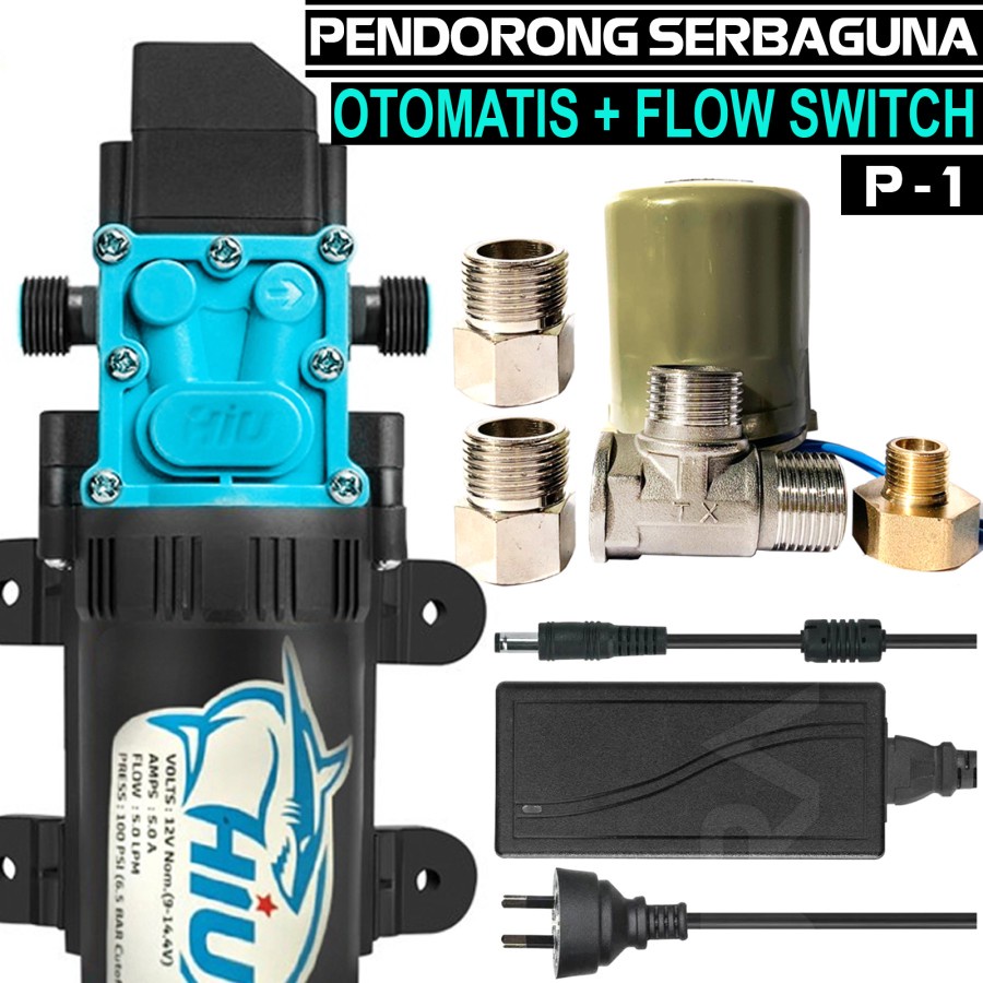 Pompa Pendorong Otomatis Serbaguna Dilengkapi Pressure Switch - P1