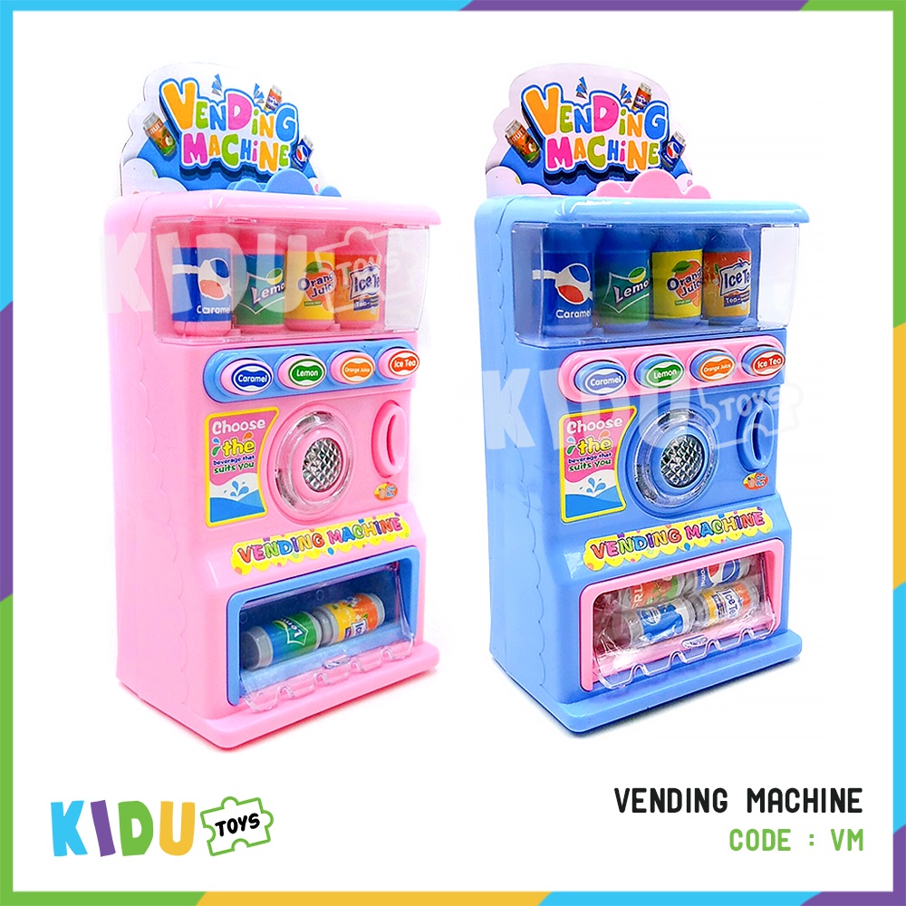 Mainan Anak Mesin Minum Otomatis / Vending Machine Kidu Toys