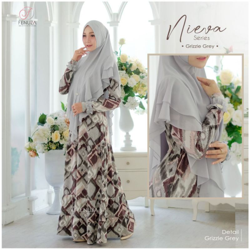 NIEVA DRESS By Fenuza Muslim Wear