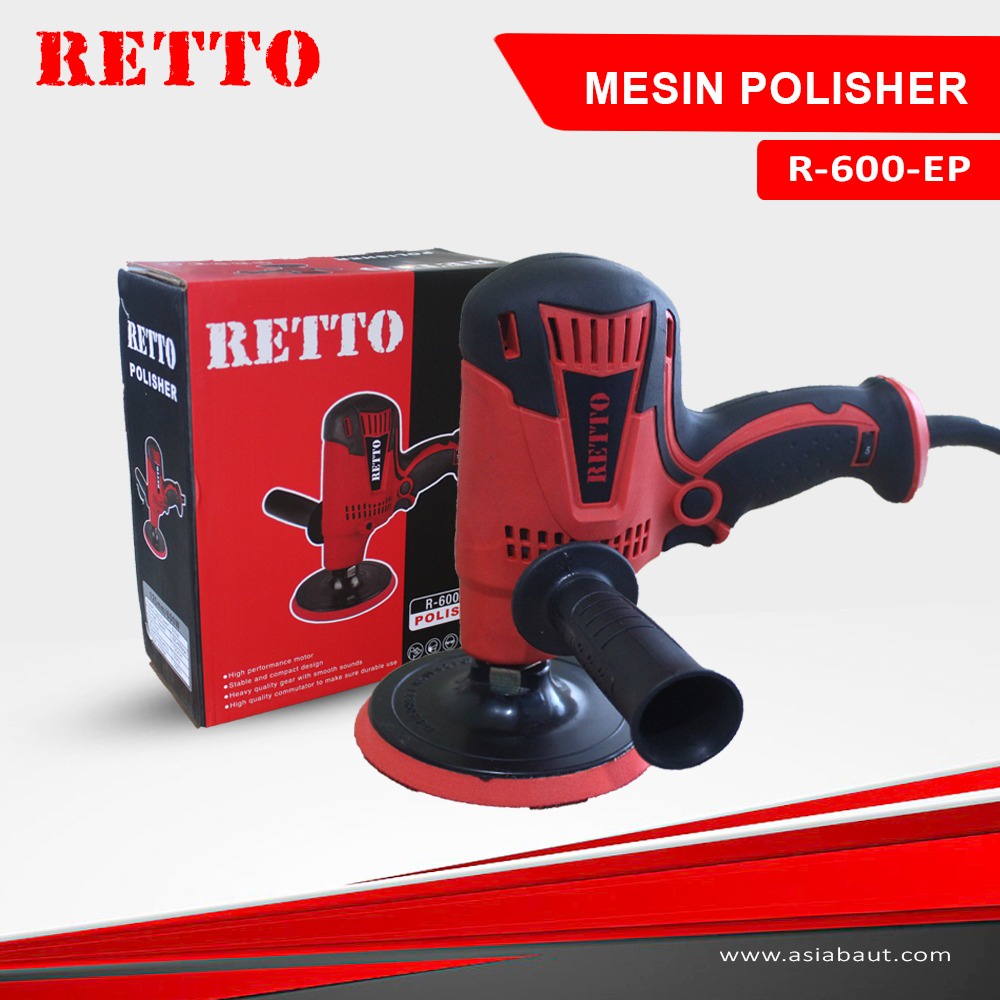 Retto Mesin Poles Polisher Mobil Motor Car Alat Disc Disk Wool Polisher Alat Poles Cat Mobil