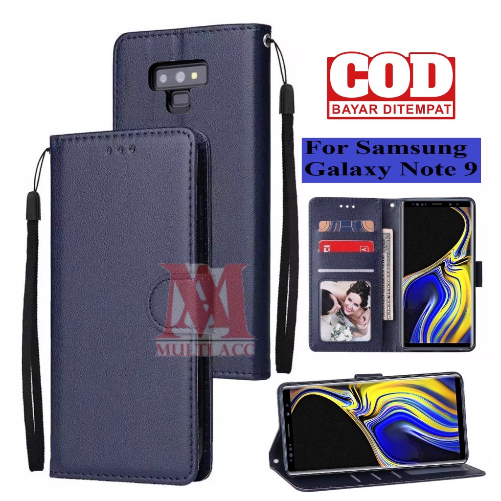 Leather Case for Samsung Galaxy S9 Plus Flip Cover fit for Samsung Galaxy S9 Plus Business Gifts with Waterproof-case Bags 