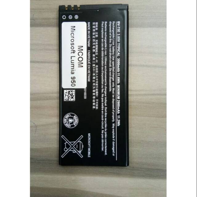BATERAI BATRE BATRAI NOKIA MICROSFT LUMIA 950