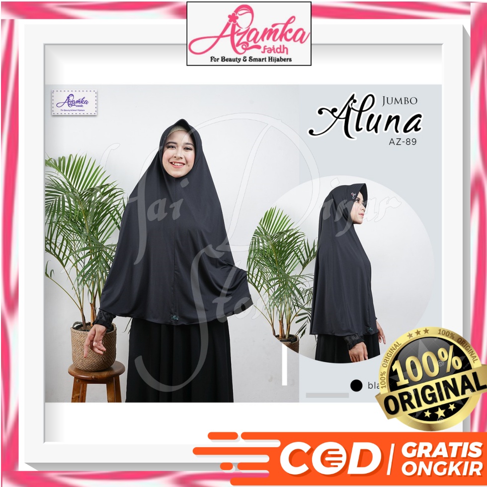[Baru] Azamka Hijab Bergo Aluna Ready