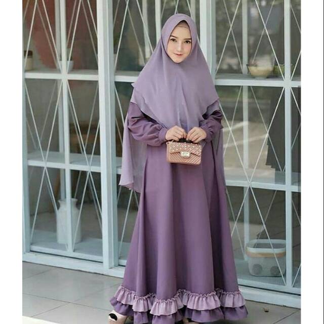 Lavendera Syar'i, DRESS MUSLIM, baju wanita, baju gamis, dress, gamis, Baju gamis, fashion wanita