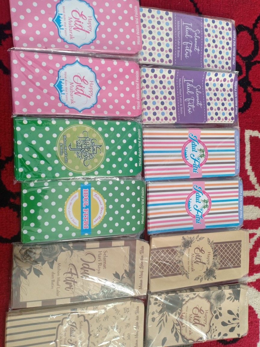 Amplop Folkadot Lebaran 2021 Terbaru