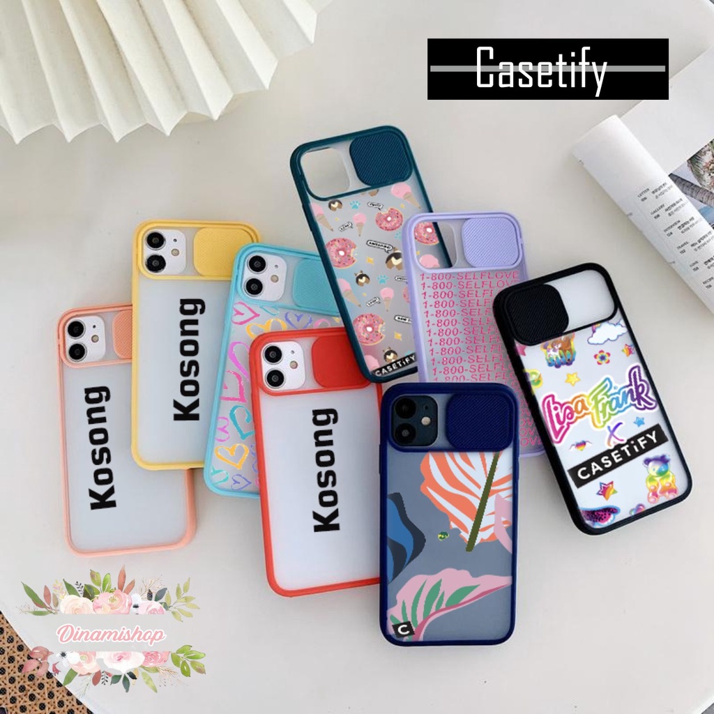 Softcase slide kamera CASETIFY oppo vivo samsung xiaomi realme iphone all type DS3591