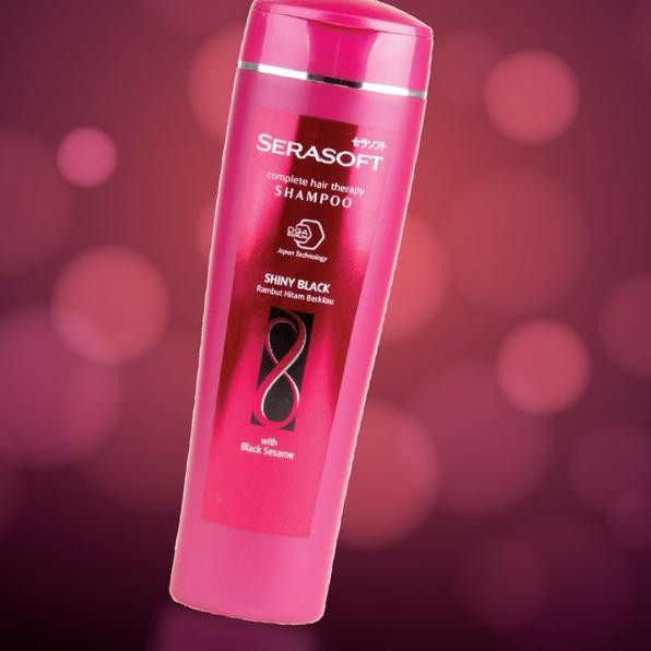 Wow Murah Meriah.. Serasoft Shampoo Shiny Black 340ml