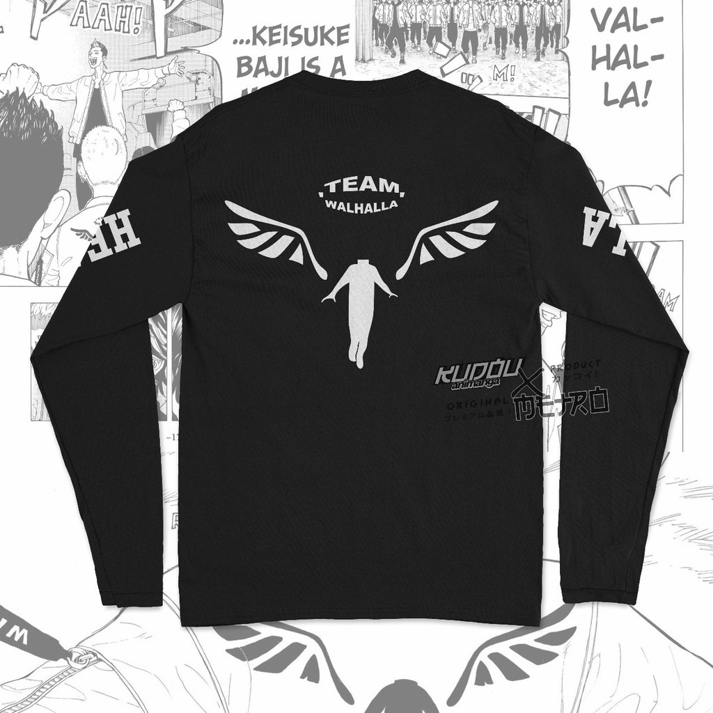 Longsleeve Team Valhalla Tokyo Manji Anime Tokyo Revengers Manga Premium Unisex