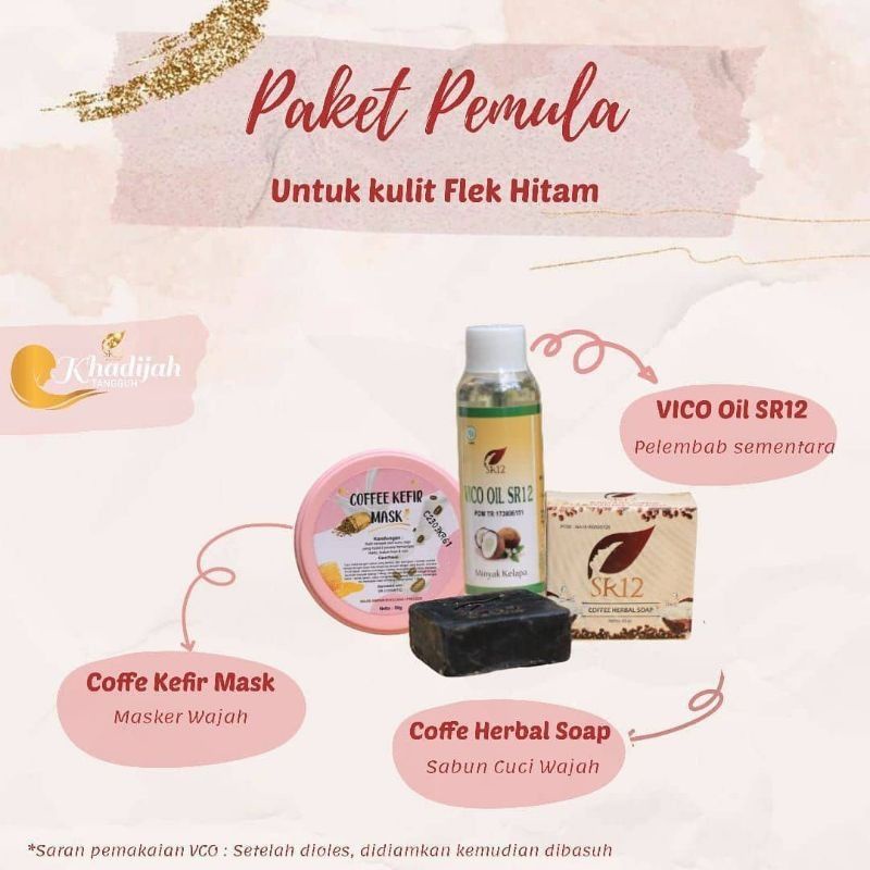 SR12 Paket Pemula Flek Hitam