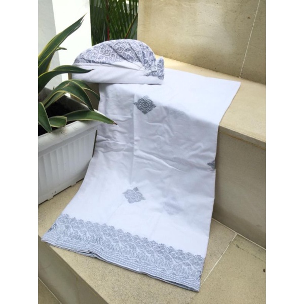 set saput udeng katun bordir,murah,halus