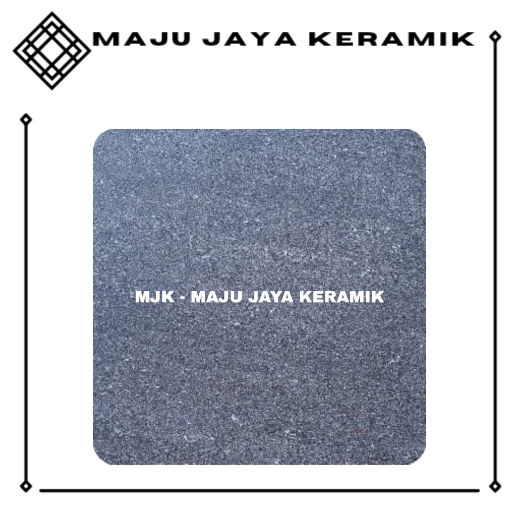 Keramik Lantai 40x40 Kasar Doff Hitam Abu Tua | Keramik Lantai Kamar mandi | Roman