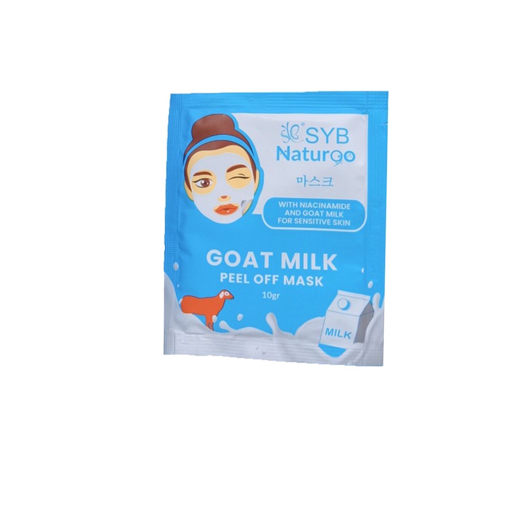 (Sachet) SYB NATUR90 Peel Off Mask | SYB Masker Naturgo