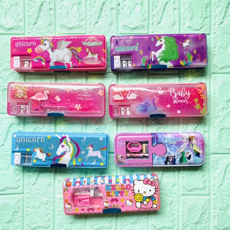 

Tempat Pensil Anak Rautan Macam-Macam Motif