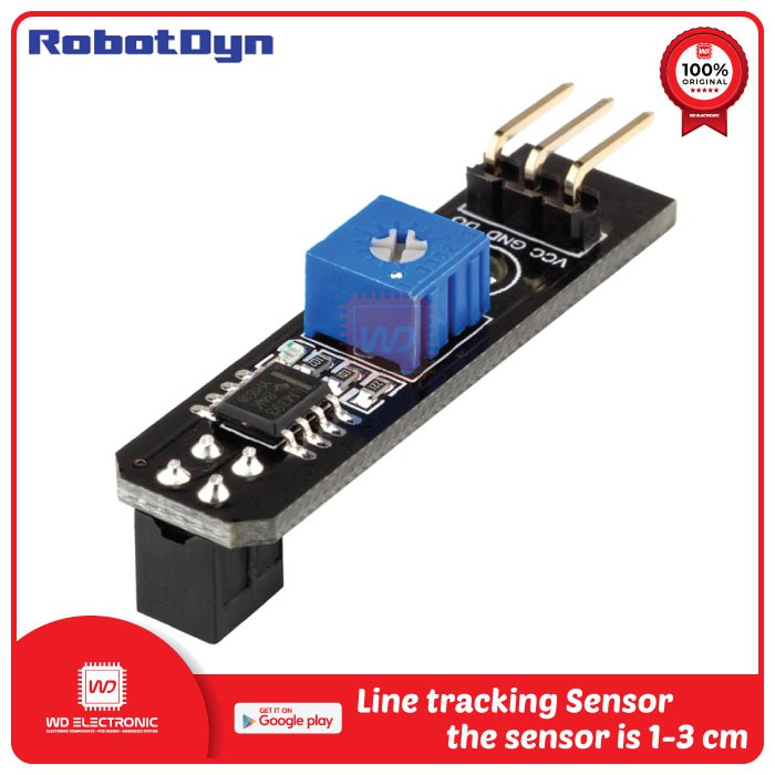 LINE TRACKING SENSOR ROBOTDYN DIGITAL LINE TRACK SENSOR