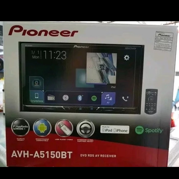 head unit double din pioneer avh a5150 bt