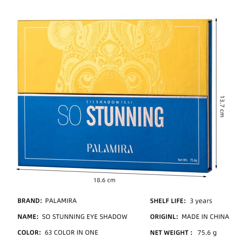 Palamira Eyeshadow So Stunning 63 Color Eyeshadow Palette Eyeshadow Matte Eyeshadow Palamira