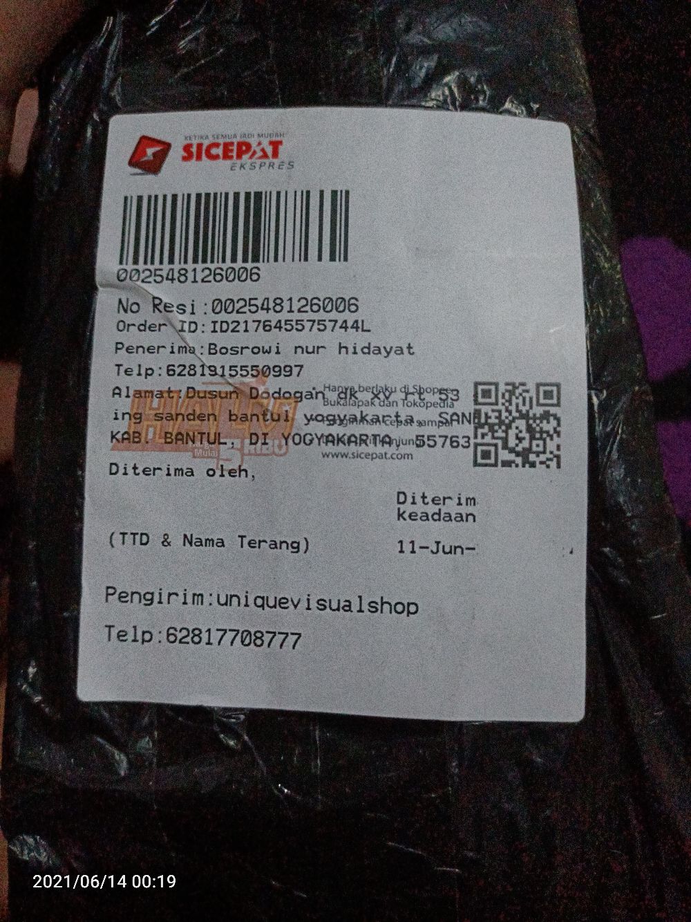 Mainan Tangan Bajak Laut Reject