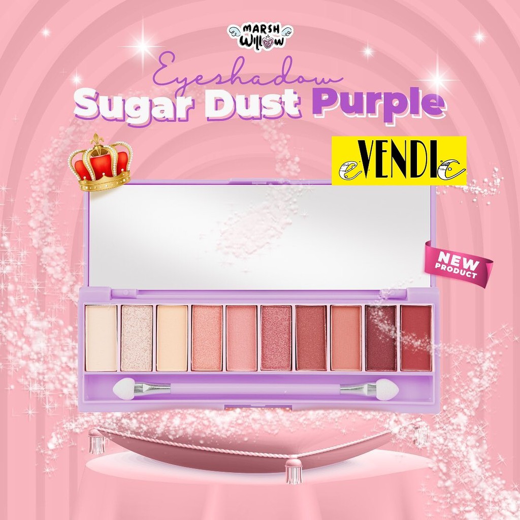 Eyeshadow PALETTE MarshWillow Sugar Dust by Natasha Wilona / Pretty me eyeshadow