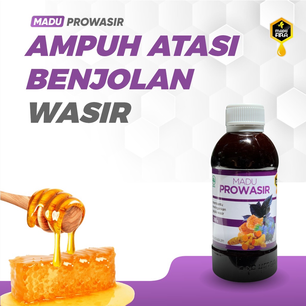 Madu Prowasir Asli 100% Original Obat Herbal Wasir Ambeien Atasi BAB Berdarah Benjolan Anus - Pro Wasir