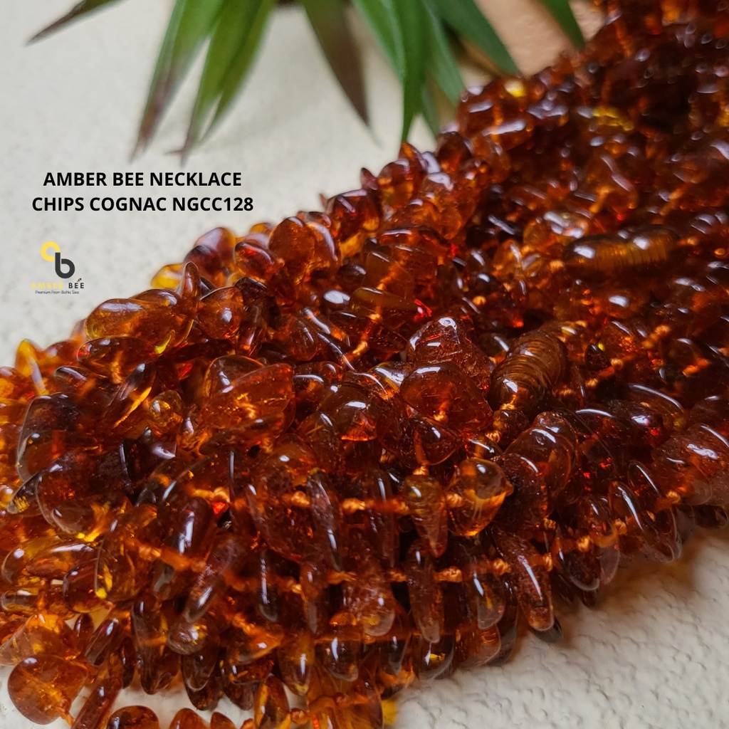 Kalung Amber Bayi dan Anak Premium Nugget Honey Glossy By Amber Bee NGHN128